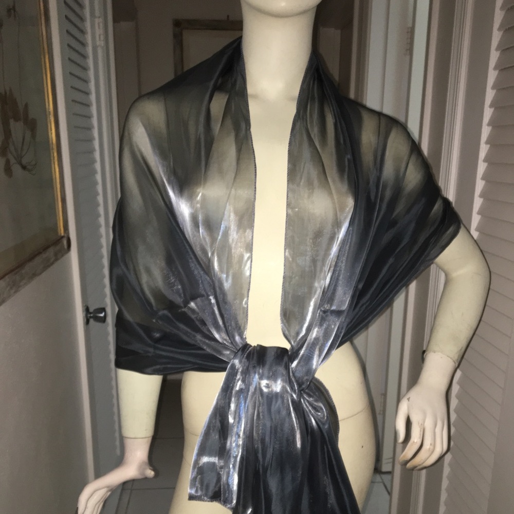 Silver scarf